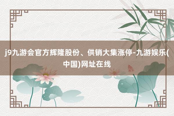 j9九游会官方辉隆股份、供销大集涨停-九游娱乐(中国)网址在线